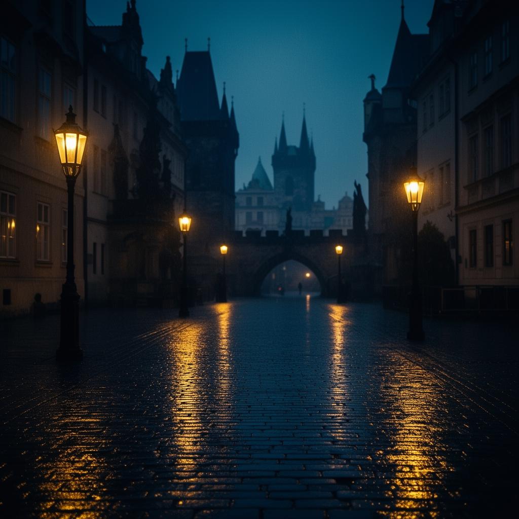 Nächtliche Prager Altstadt — Symbolbild zum mutmaßlichen Tod des israelischen Casino-Unternehmers Tony Bargig