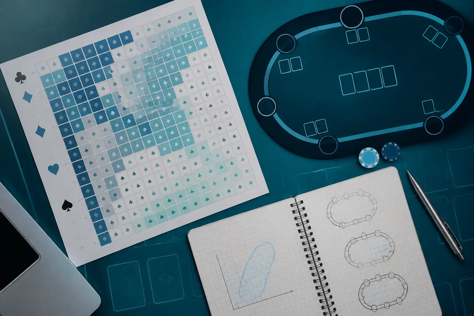 Heads-Up-Poker: Aggression und Range